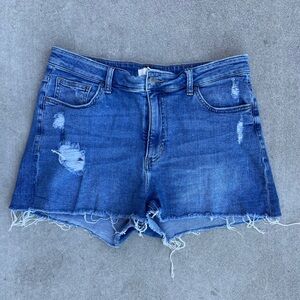 H&M Women’s Distressed Denim Shorts (Size 10)